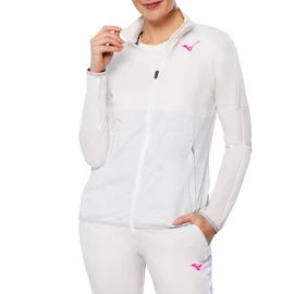 Giacca da donna Mizuno Charge Printed Jacket White