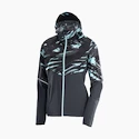 Giacca da donna Salomon  Agile FZ Hoodie Crystal Blue