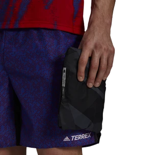Giacca da uomo adidas  Terrex Parley Agravic Wind Grey Six