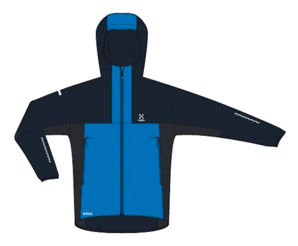 Giacca da uomo Haglöfs  L.I.M Alpha hood Blue XXL