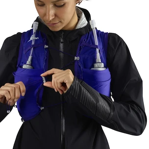 Gilet da corsa da donna Salomon  ADV Skin 8 Set Clematis Blue