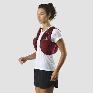 Gilet da corsa da donna Salomon  Skin 8 Set Earth Red/Cabernet