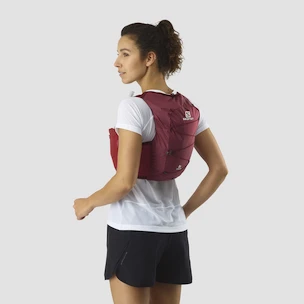 Gilet da corsa da donna Salomon  Skin 8 Set Earth Red/Cabernet