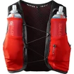 Gilet da corsa Salomon  Active Skin 4 Fiery Red/Ebony