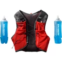 Gilet da corsa Salomon  Active Skin 4 Fiery Red/Ebony
