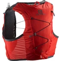 Gilet da corsa Salomon  Active Skin 4 Fiery Red/Ebony