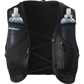 Gilet da corsa Salomon Active Skin 8 Black/Metal