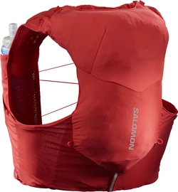 Gilet da corsa Salomon ADV Skin 5 Set Goji Berry/Ebony