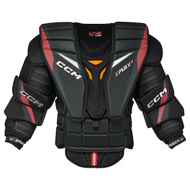 Gilet da hockey per portiere CCM Eflex 7 Black/Red Senior
