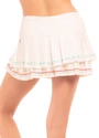 Gonna da donna Lucky in Love  Sahara Pleat Tier Skirt White