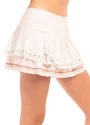 Gonna da donna Lucky in Love  Sahara Pleat Tier Skirt White