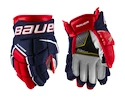 Guanti da hockey Bauer Supreme 3S Pro Navy/Red/White Junior