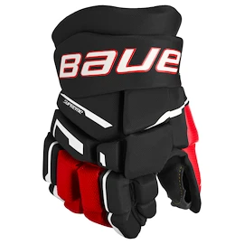 Guanti da hockey Bauer Supreme M3 Black/Red Junior