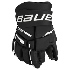 Guanti da hockey Bauer Supreme M3 Black/White Junior