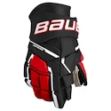 Guanti da hockey Bauer Supreme M5PRO Black/Red Intermediate