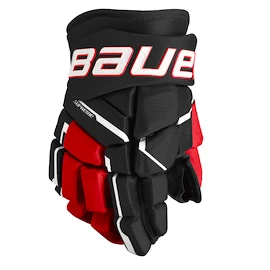 Guanti da hockey Bauer Supreme M5PRO Black/Red Intermediate
