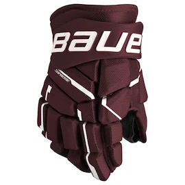 Guanti da hockey Bauer Supreme M5PRO Maroon Junior