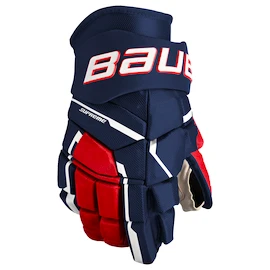 Guanti da hockey Bauer Supreme M5PRO Navy/Red/White Intermediate