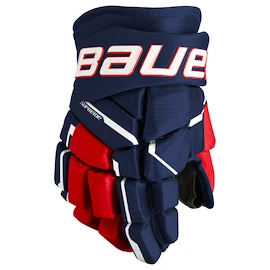 Guanti da hockey Bauer Supreme M5PRO Navy/Red/White Junior