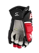 Guanti da hockey Bauer Supreme MACH Black/Red Intermediate