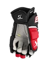 Guanti da hockey Bauer Supreme Mach Black/Red Senior