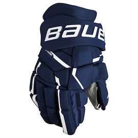 Guanti da hockey Bauer Supreme MACH Navy Intermediate