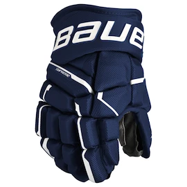 Guanti da hockey Bauer Supreme MACH Navy Junior