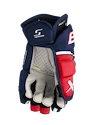 Guanti da hockey Bauer Supreme MACH Navy/Red/White Intermediate