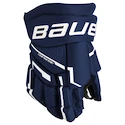Guanti da hockey Bauer Supreme Mach Navy Youth 9 pollici