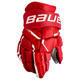 Guanti da hockey Bauer Supreme MACH Red Intermediate