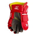 Guanti da hockey Bauer Supreme Mach Red Youth