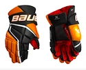 Guanti da hockey Bauer Vapor 3X Black/Orange Senior