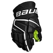 Guanti da hockey Bauer Vapor 3X Black/White Junior 11 pollici