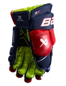 Guanti da hockey Bauer Vapor 3X Navy/Red/White Junior