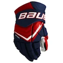 Guanti da hockey Bauer Vapor FLYLITE Navy/Red/White Senior
