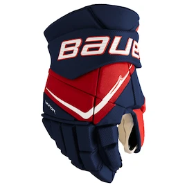Guanti da hockey Bauer Vapor FLYPRO Navy/Red/White Intermediate