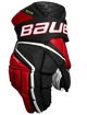 Guanti da hockey Bauer Vapor Hyperlite Black/Red Senior