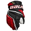 Guanti da hockey Bauer Vapor Hyperlite Black/Red Senior