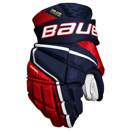 Guanti da hockey Bauer Vapor Hyperlite Navy/Red/White Senior