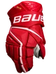Guanti da hockey Bauer Vapor Hyperlite Red Intermediate