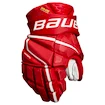 Guanti da hockey Bauer Vapor Hyperlite Red Intermediate