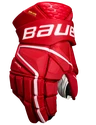 Guanti da hockey Bauer Vapor Hyperlite Red Intermediate
