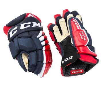 Guanti da hockey CCM JetSpeed FT4 Pro Navy/Red/White Junior