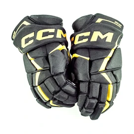 Guanti da hockey CCM JetSpeed FT6 Black/Sunflower Junior