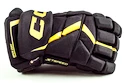 Guanti da hockey CCM JetSpeed FT6 Black/Sunflower Senior