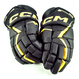 Guanti da hockey CCM JetSpeed FT6 Black/Sunflower Senior