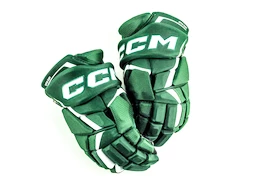 Guanti da hockey CCM JetSpeed FT6 Dark Green/White Junior