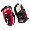 Guanti da hockey CCM JetSpeed FT6 Pro Black/Red/White Senior