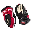 Guanti da hockey CCM JetSpeed FT6 Pro Black/Red/White Senior