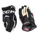 Guanti da hockey CCM JetSpeed FT6 Pro Black/White Senior